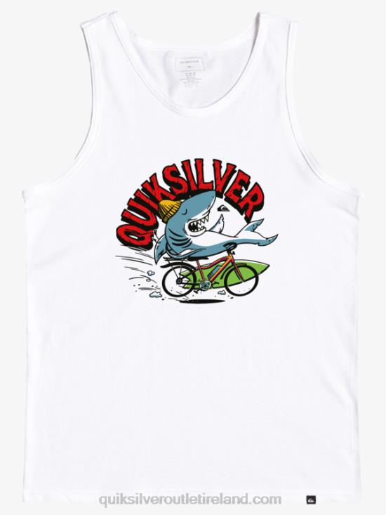Boys Quiksilver 2-7 At Risk Tank T-shirt N02TD2266 white