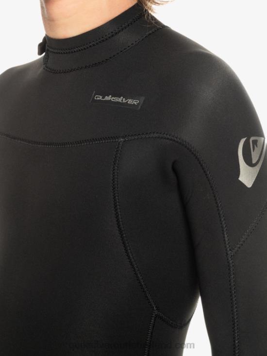 Boys Quiksilver 8-16 3/2mm Everyday Sessions Back Zip Wetsuit N02TD2224 black