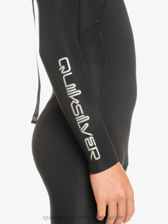 Boys Quiksilver 8-16 3/2mm Everyday Sessions Back Zip Wetsuit N02TD2224 black