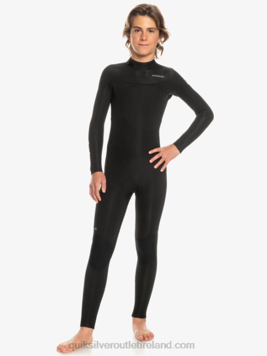 Boys Quiksilver 8-16 3/2mm Everyday Sessions Back Zip Wetsuit N02TD2224 black