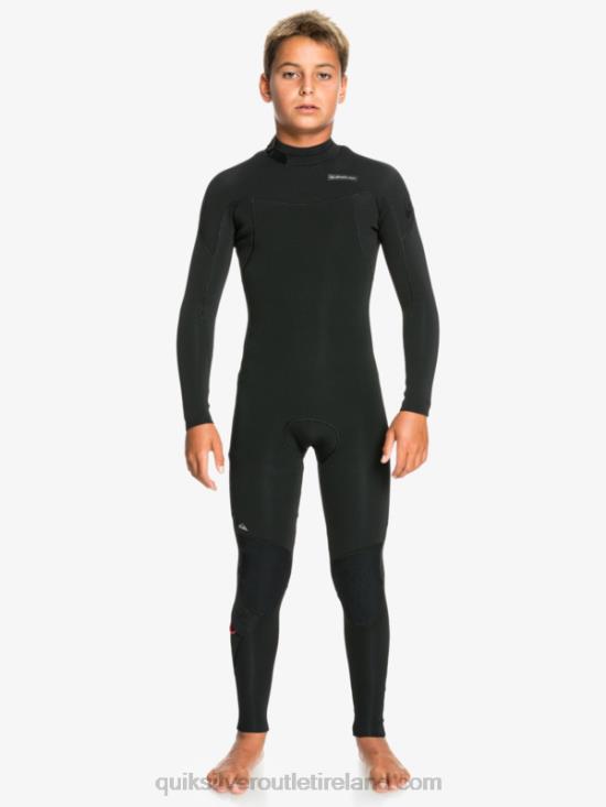 Boys Quiksilver 8-16 4/3mm Sessions L/SL Fullsuit N02TD2188 black