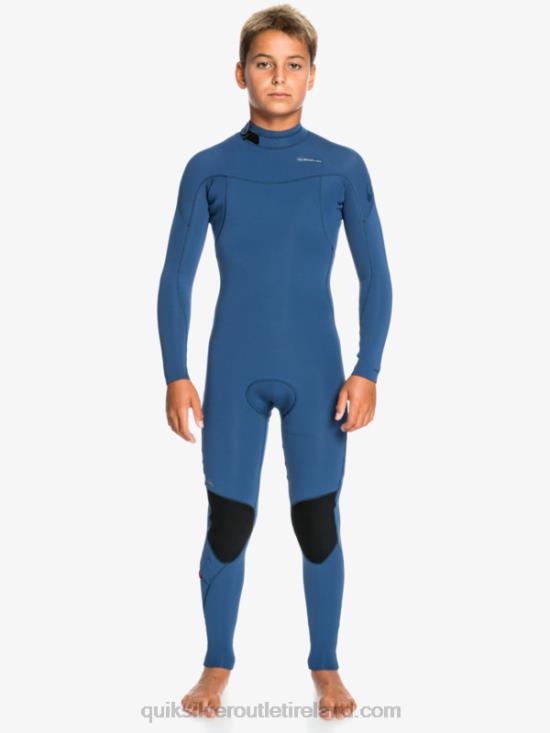 Boys Quiksilver 8-16 4/3mm Sessions L/SL Fullsuit N02TD2189 insignia blue