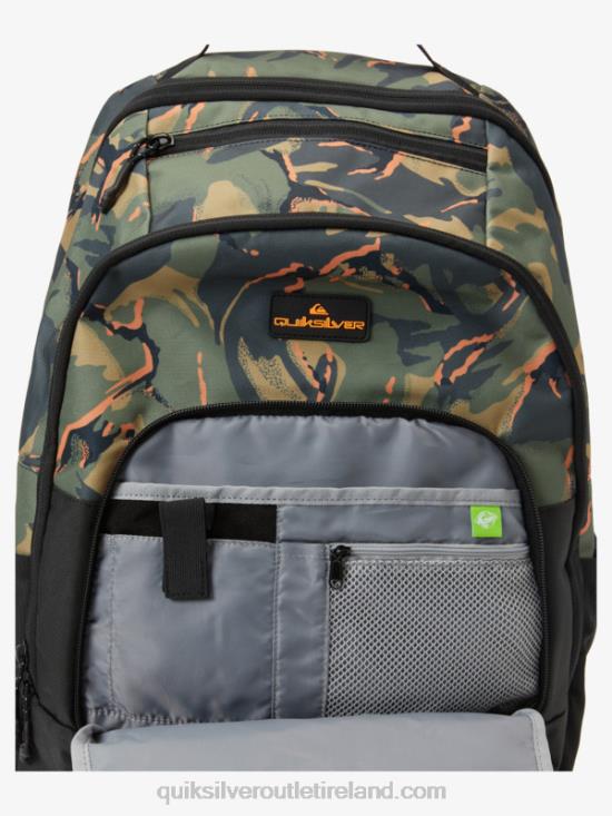 Men Quiksilver 1969 Special 28 L Backpack N02TD708 woodland camo