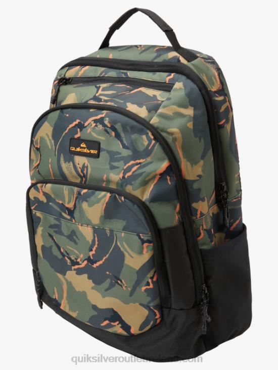Men Quiksilver 1969 Special 28 L Backpack N02TD708 woodland camo