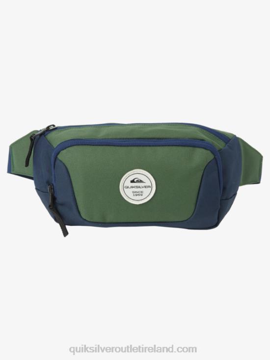 Men Quiksilver Jungler 1.5L Fanny Pack N02TD730 naval academy