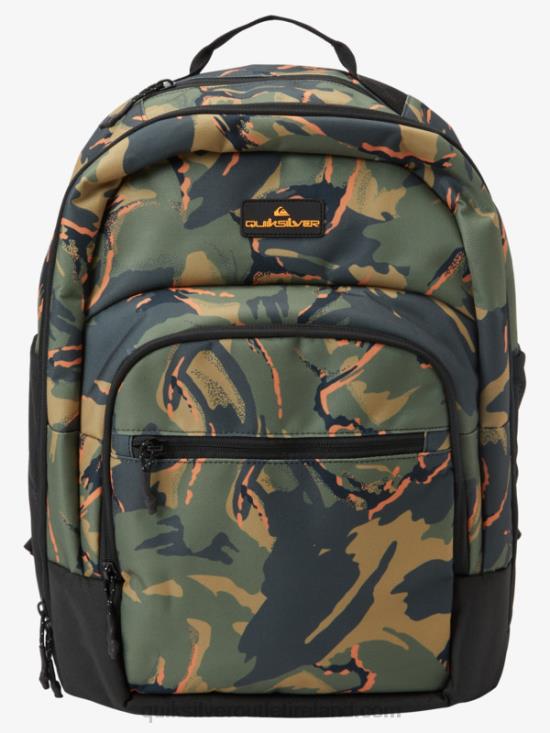 Men Quiksilver Schoolie Cooler 30L Backpack N02TD373 camo - plage
