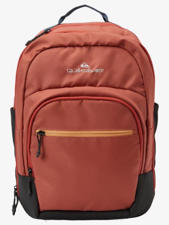 Men Quiksilver Schoolie Cooler 30L Backpack N02TD375 red ochre