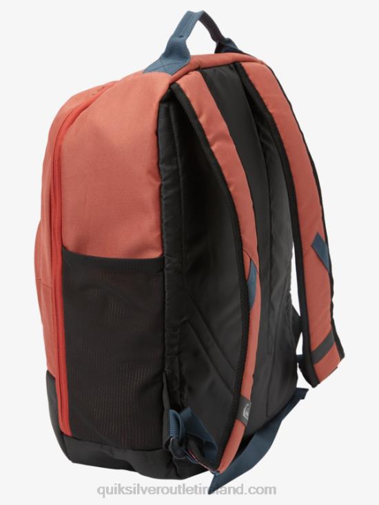Men Quiksilver Schoolie Cooler 30L Backpack N02TD375 red ochre