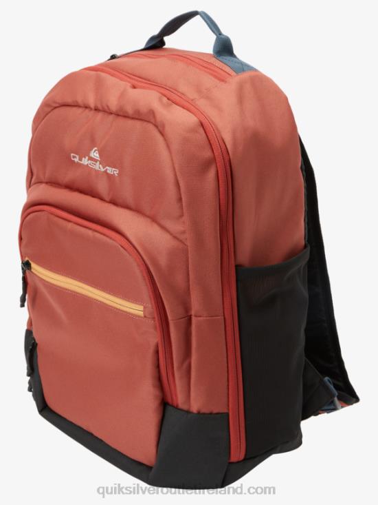 Men Quiksilver Schoolie Cooler 30L Backpack N02TD375 red ochre
