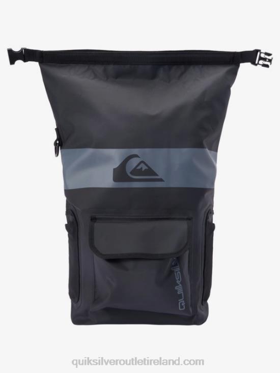 Men Quiksilver Sea Stash 20L Medium Surf Backpack N02TD859 black
