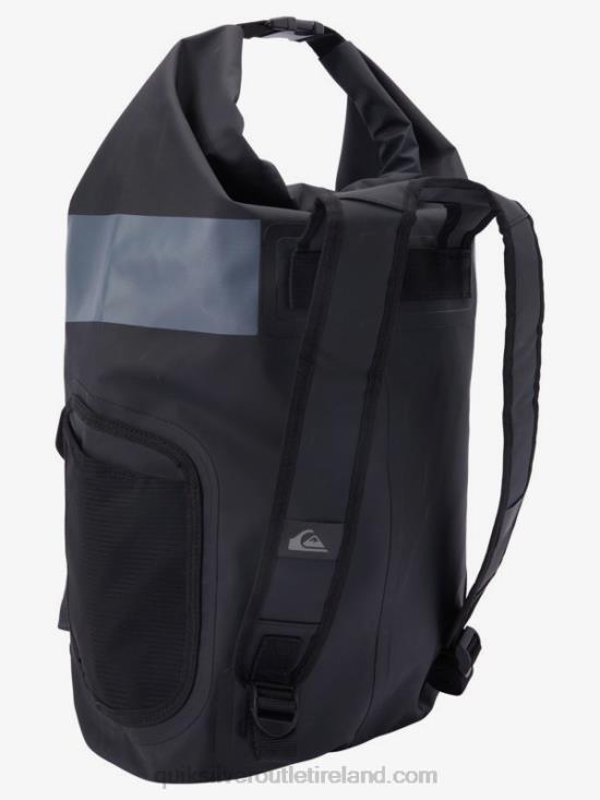 Men Quiksilver Sea Stash 20L Medium Surf Backpack N02TD859 black