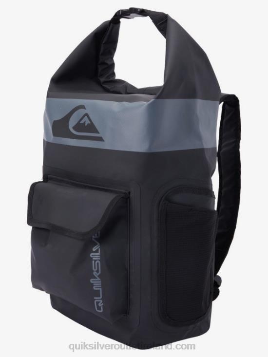 Men Quiksilver Sea Stash 20L Medium Surf Backpack N02TD859 black