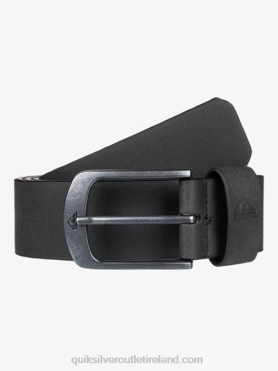 Men Quiksilver Main Street Faux Leather Belt N02TD1095 black