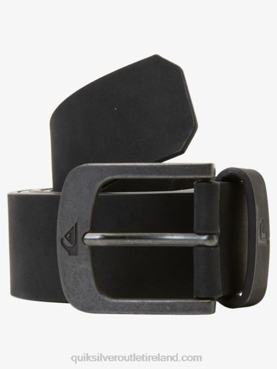 Men Quiksilver Main Street Faux Leather Belt N02TD1095 black