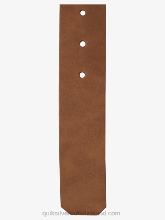 Men Quiksilver Main Street Faux Leather Belt N02TD1096 chocolate