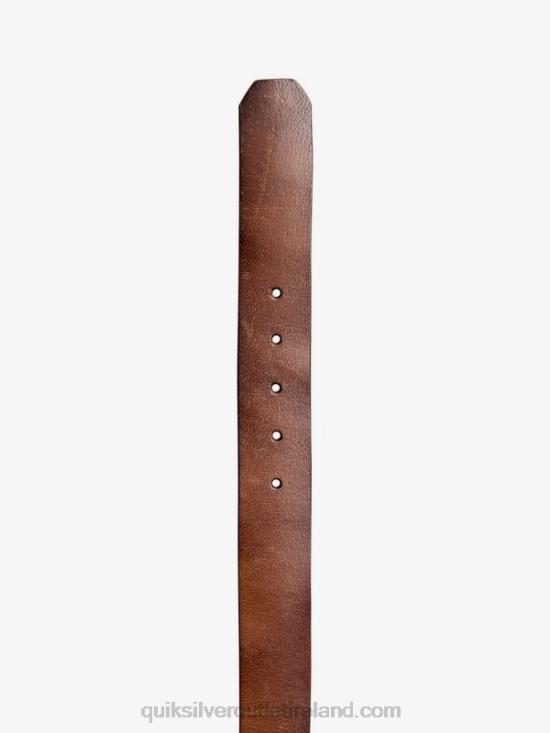 Men Quiksilver The Everydaily Leather Belt N02TD1054 chocolate