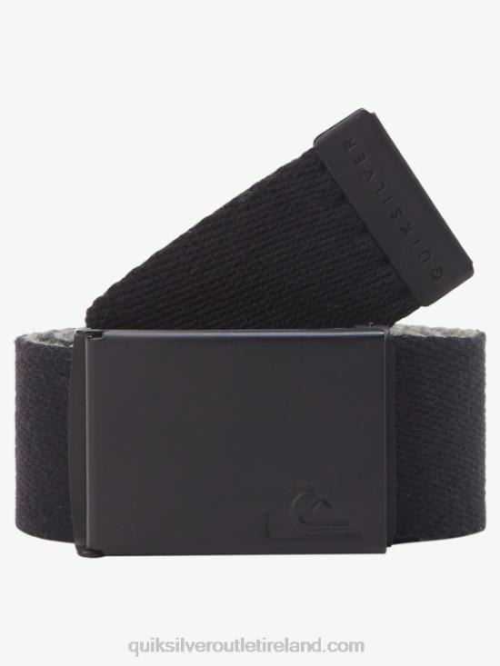 Men Quiksilver The Jam Webbing Belt N02TD42 black