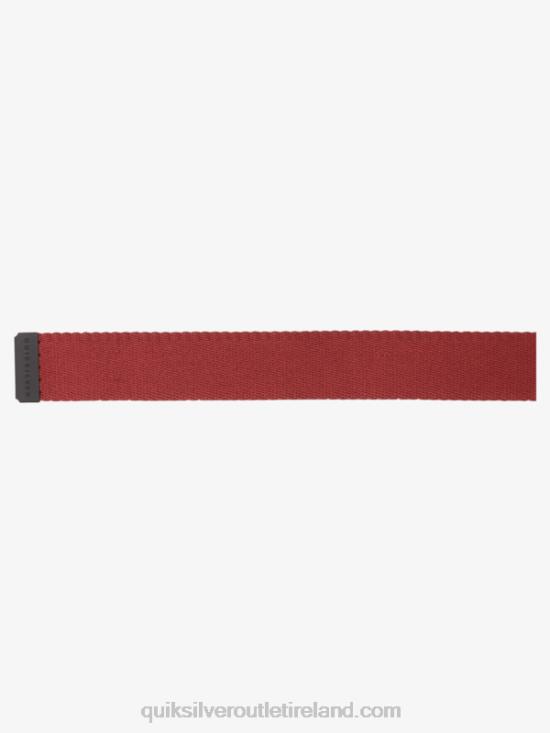 Men Quiksilver The Jam Webbing Belt N02TD45 marsala