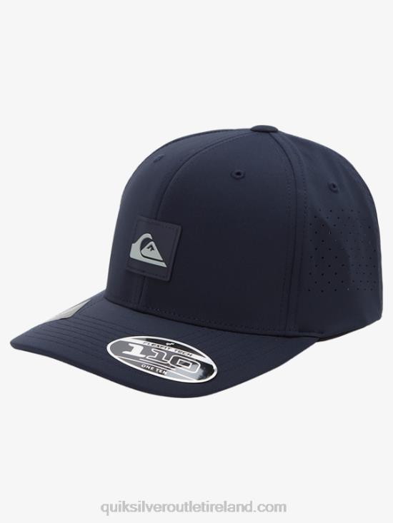 Men Quiksilver Adapted Flexfit Hat N02TD805 insignia blue
