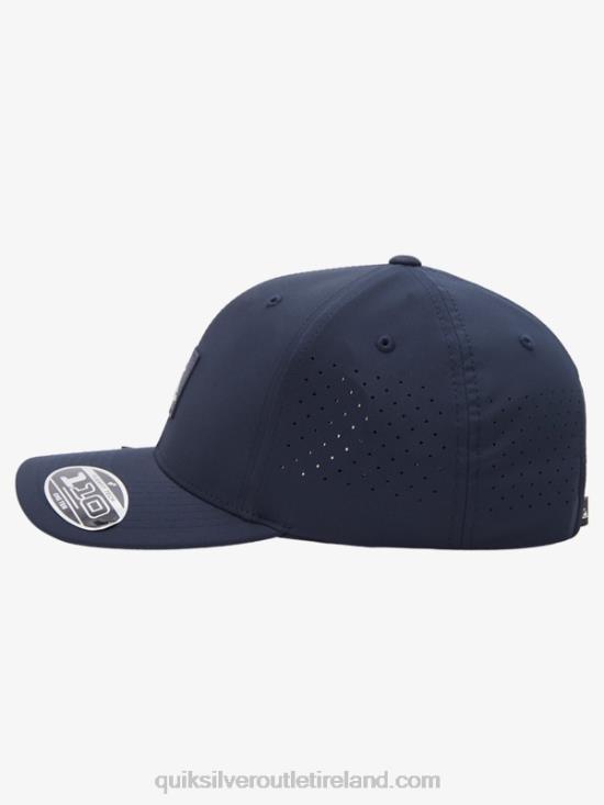 Men Quiksilver Adapted Flexfit Hat N02TD805 insignia blue