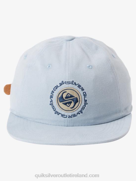 Men Quiksilver Arvo Kickback Canvas Strapback Hat N02TD1687 ashley blue