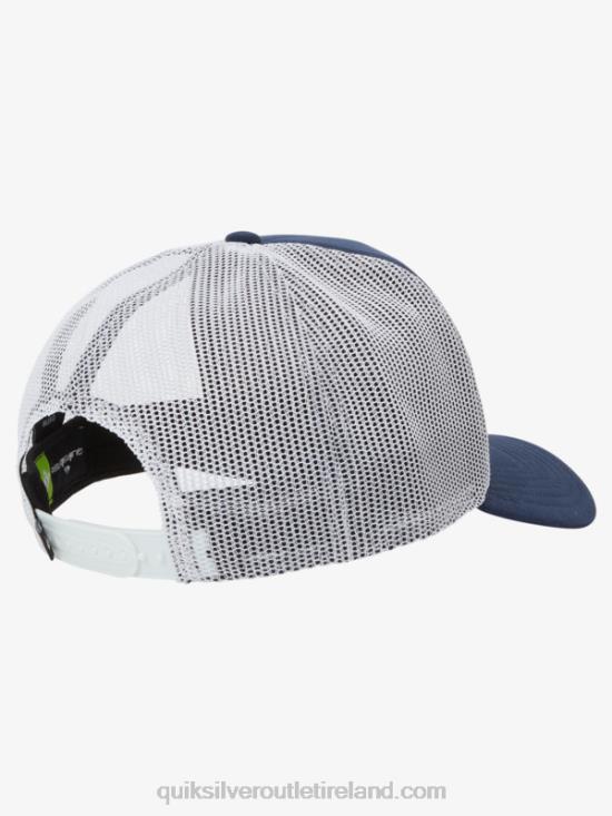 Men Quiksilver Breeze Blocked Snapback Hat N02TD1723 navy blazer