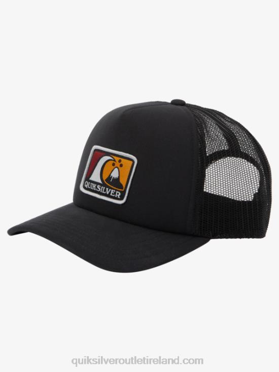 Men Quiksilver Breeze Blocked Snapback Hat N02TD1724 black