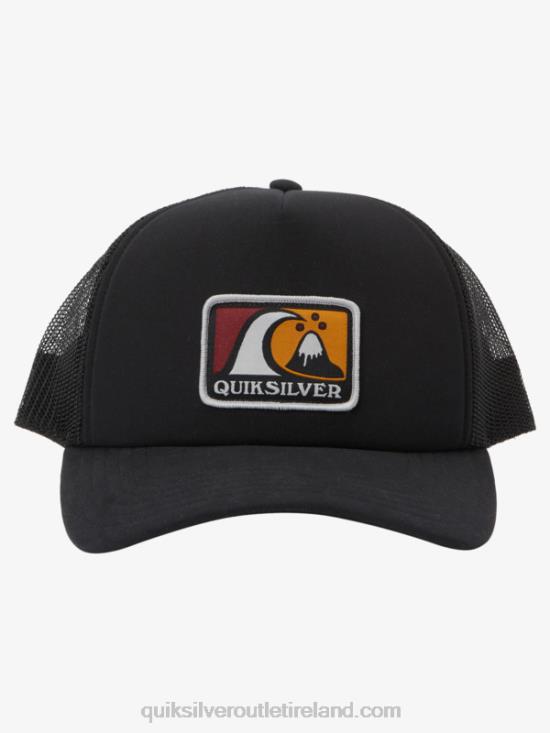 Men Quiksilver Breeze Blocked Snapback Hat N02TD1724 black