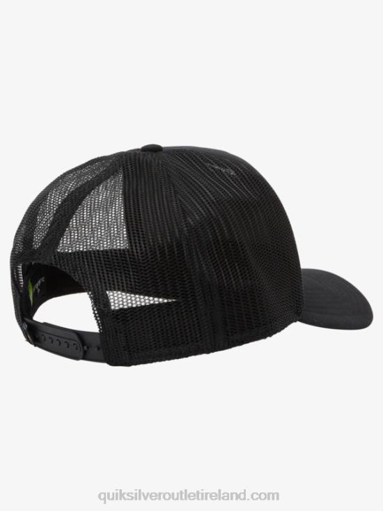 Men Quiksilver Breeze Blocked Snapback Hat N02TD1724 black