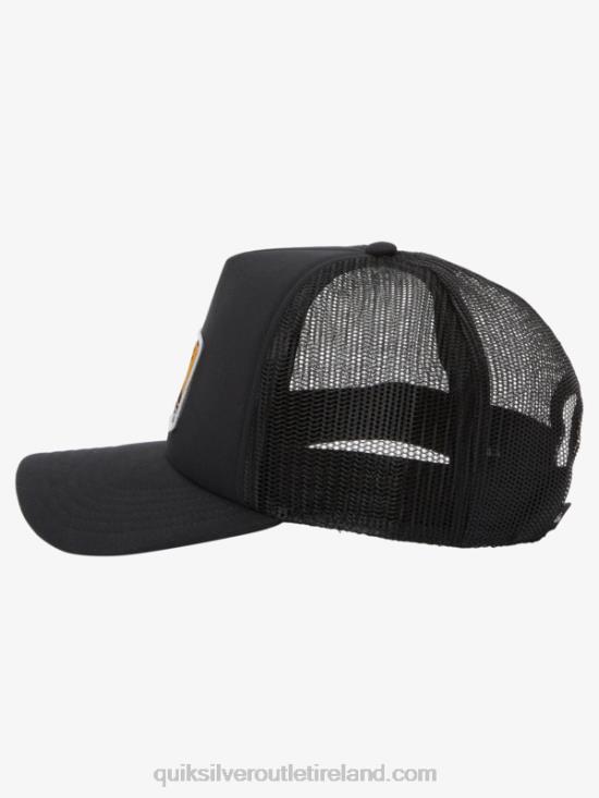 Men Quiksilver Breeze Blocked Snapback Hat N02TD1724 black