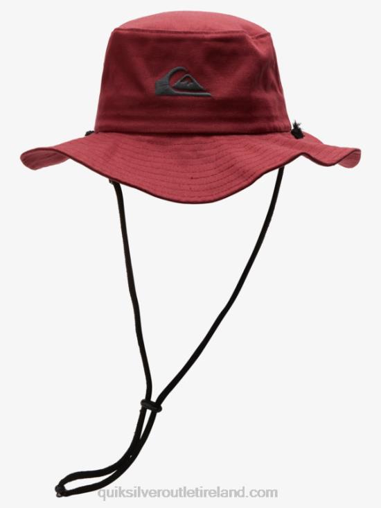 Men Quiksilver Bushmaster Safari Boonie Hat N02TD125 marsala