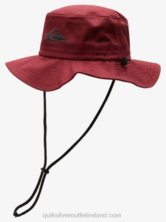 Men Quiksilver Bushmaster Safari Boonie Hat N02TD125 marsala