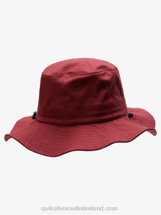 Men Quiksilver Bushmaster Safari Boonie Hat N02TD125 marsala