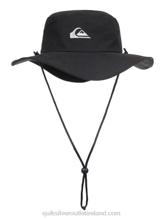 Men Quiksilver Bushmaster Safari Boonie Hat N02TD1520 black