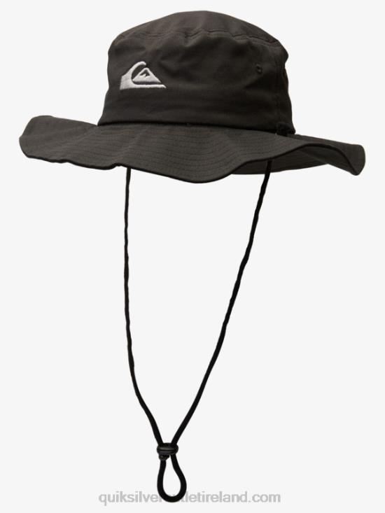Men Quiksilver Bushmaster Safari Boonie Hat N02TD1520 black