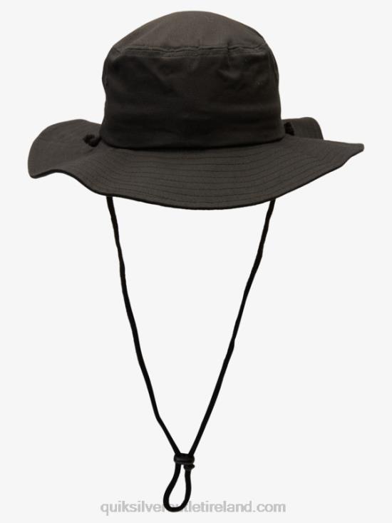 Men Quiksilver Bushmaster Safari Boonie Hat N02TD1520 black