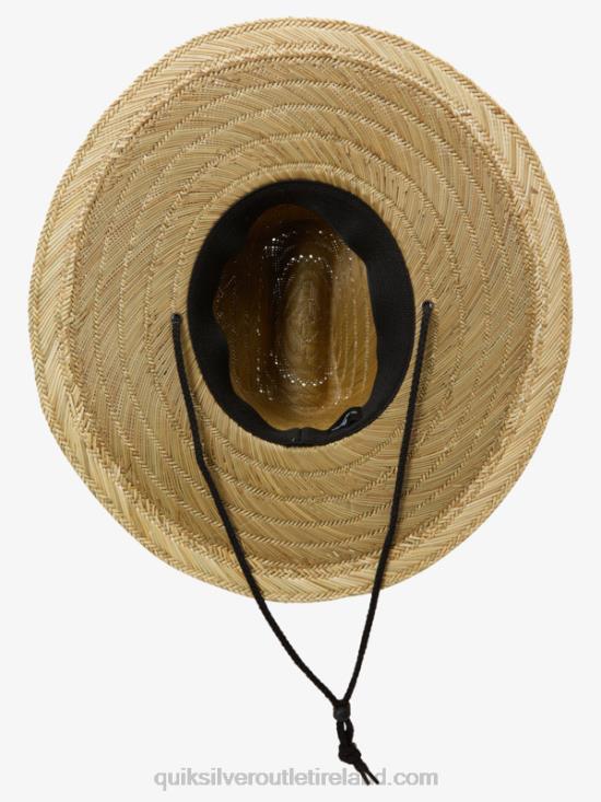 Men Quiksilver Destinado Pierside Hat Sun Protection N02TD1062 black/california