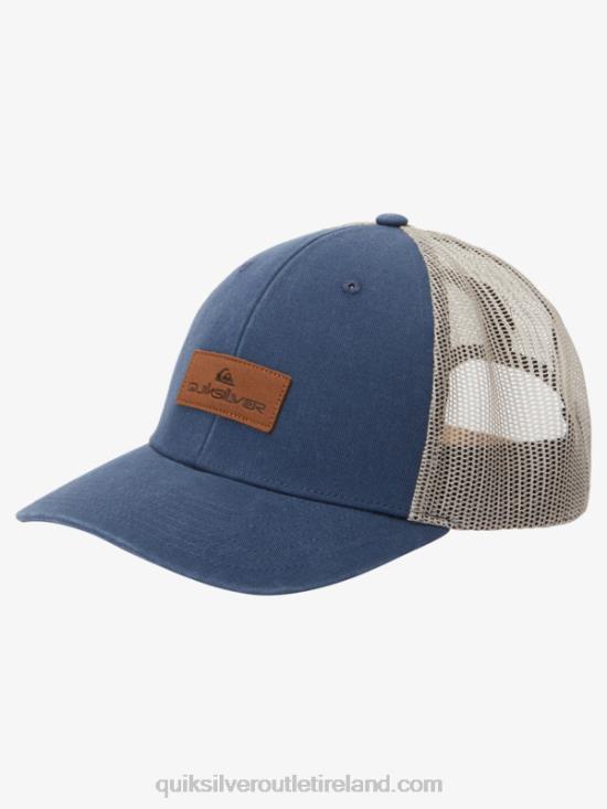 Men Quiksilver Down The Hatch Trucker Hat N02TD661 midnight navy