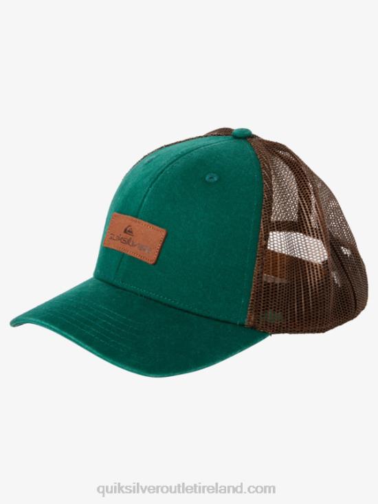 Men Quiksilver Down The Hatch Trucker Hat N02TD663 foliage