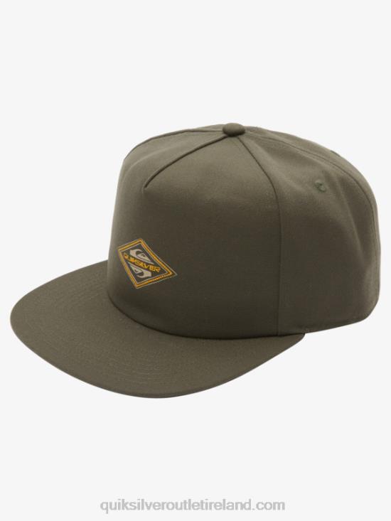 Men Quiksilver Fiver Snapback Hat N02TD1253 thyme heather