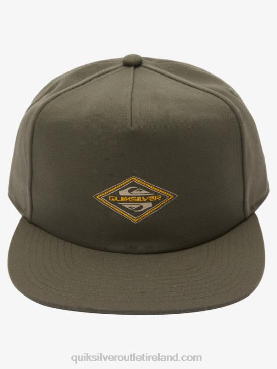 Men Quiksilver Fiver Snapback Hat N02TD1253 thyme heather