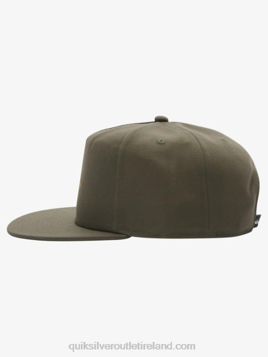 Men Quiksilver Fiver Snapback Hat N02TD1253 thyme heather