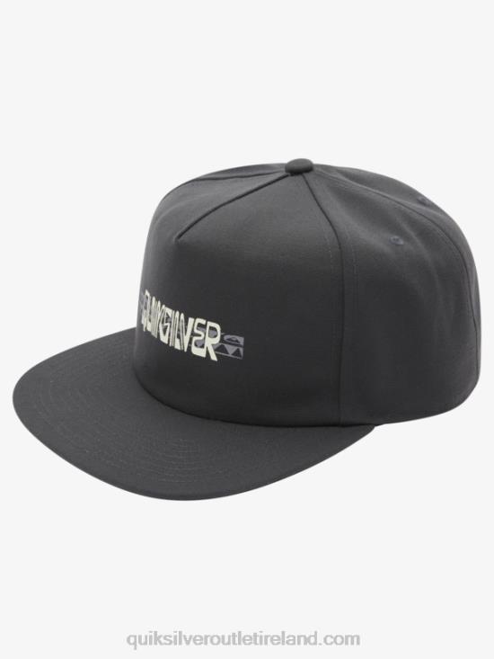 Men Quiksilver Fiver Snapback Hat N02TD1254 iron gate heather