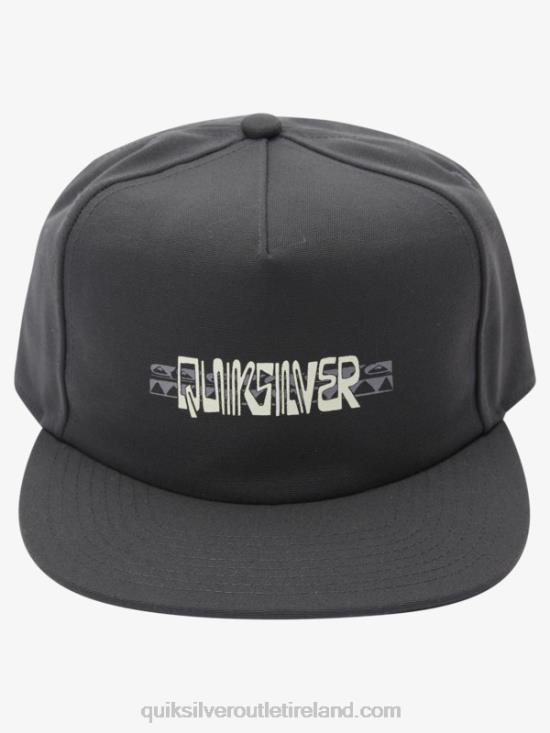 Men Quiksilver Fiver Snapback Hat N02TD1254 iron gate heather