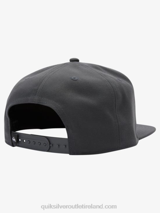 Men Quiksilver Fiver Snapback Hat N02TD1254 iron gate heather