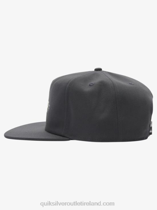 Men Quiksilver Fiver Snapback Hat N02TD1254 iron gate heather