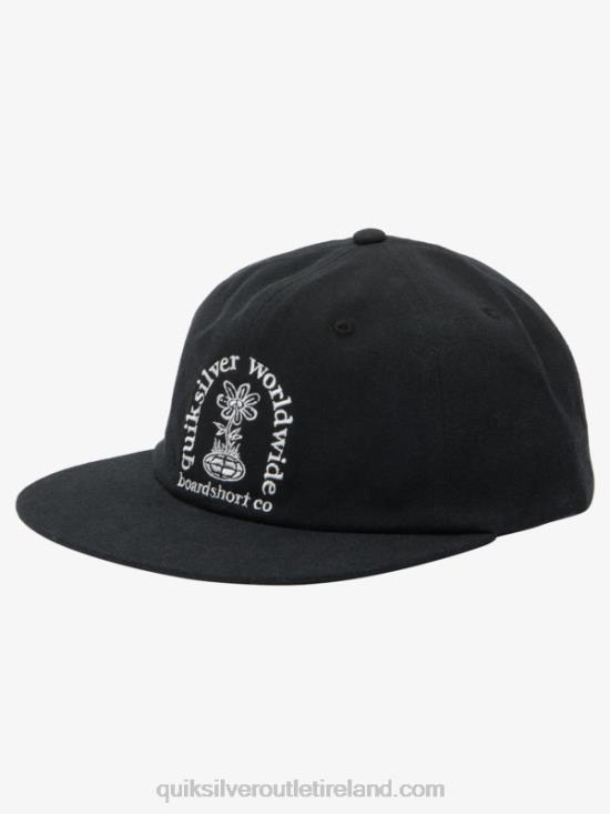 Men Quiksilver Fortune Snapback Hat N02TD548 black