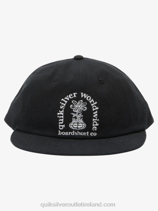 Men Quiksilver Fortune Snapback Hat N02TD548 black