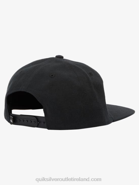 Men Quiksilver Fortune Snapback Hat N02TD548 black