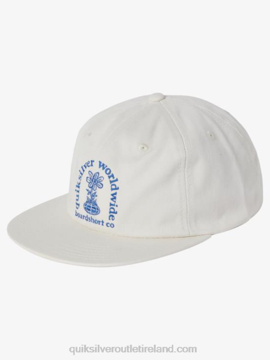 Men Quiksilver Fortune Snapback Hat N02TD549 white
